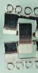 Lot de 3 fermoirs de montre argentés Lot de 3 fermoirs de montre argentés