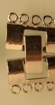 Lot de 3 fermoirs de montre argentés Lot de 3 fermoirs de montre argentés