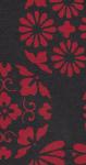 Motif floral traditionnel fond noir Motif floral traditionnel fond noir