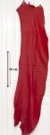 Pièce de cuir de vache 187 x 43 cm rouge 244 g Pièce de cuir de vache 187 x 43 cm rouge 244 g