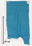 Pièce de cuir de vache 67 x 42 cm turquoise 68 g Pièce de cuir de vache 67 x 42 cm turquoise 68 g