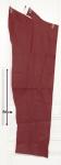 Pièce de cuir de vache 122 x 40 cm bordeaux 152 g Pièce de cuir de vache 122 x 40 cm bordeaux 152 g