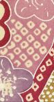 Shibori mauve rouge Shibori mauve rouge