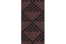 Laque triangle marron noir