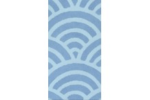 Seigaiha moyen bleu