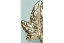 Bouton bronze feuille